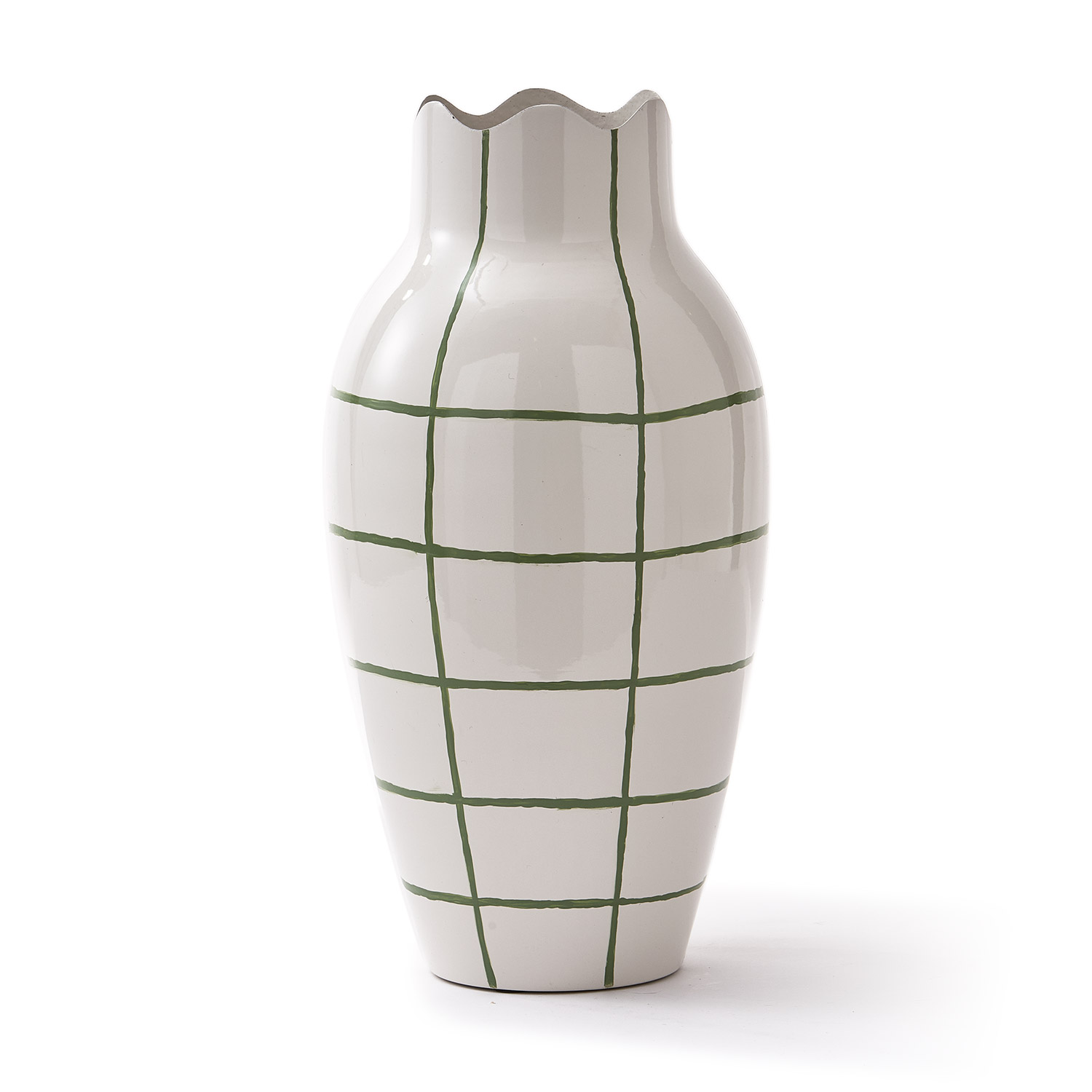 Pols Potten Wavy Vases 300 205 053 weisse Vase Seite 102405
