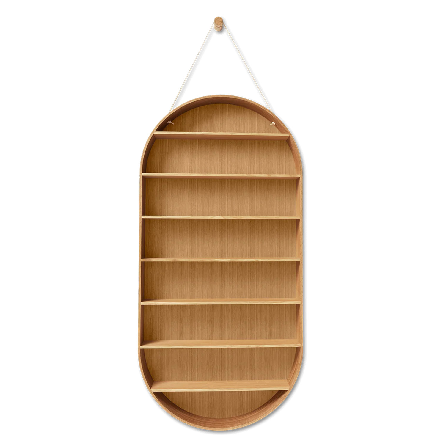 ferm LIVING Oval Regal Dorm Eiche hell 1104270278 104548