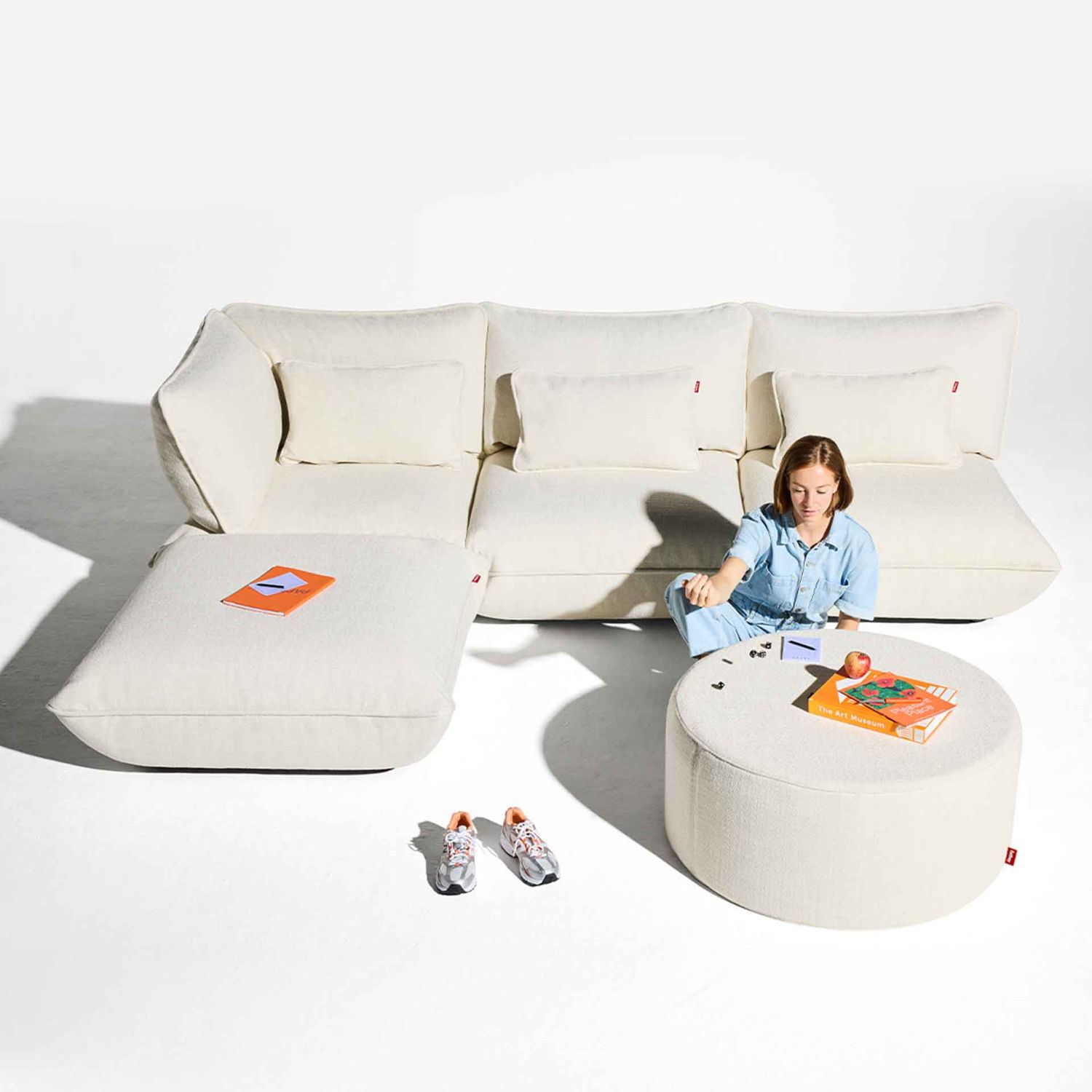 Fatboy - Puff Pillow Recycled Bouclé creme