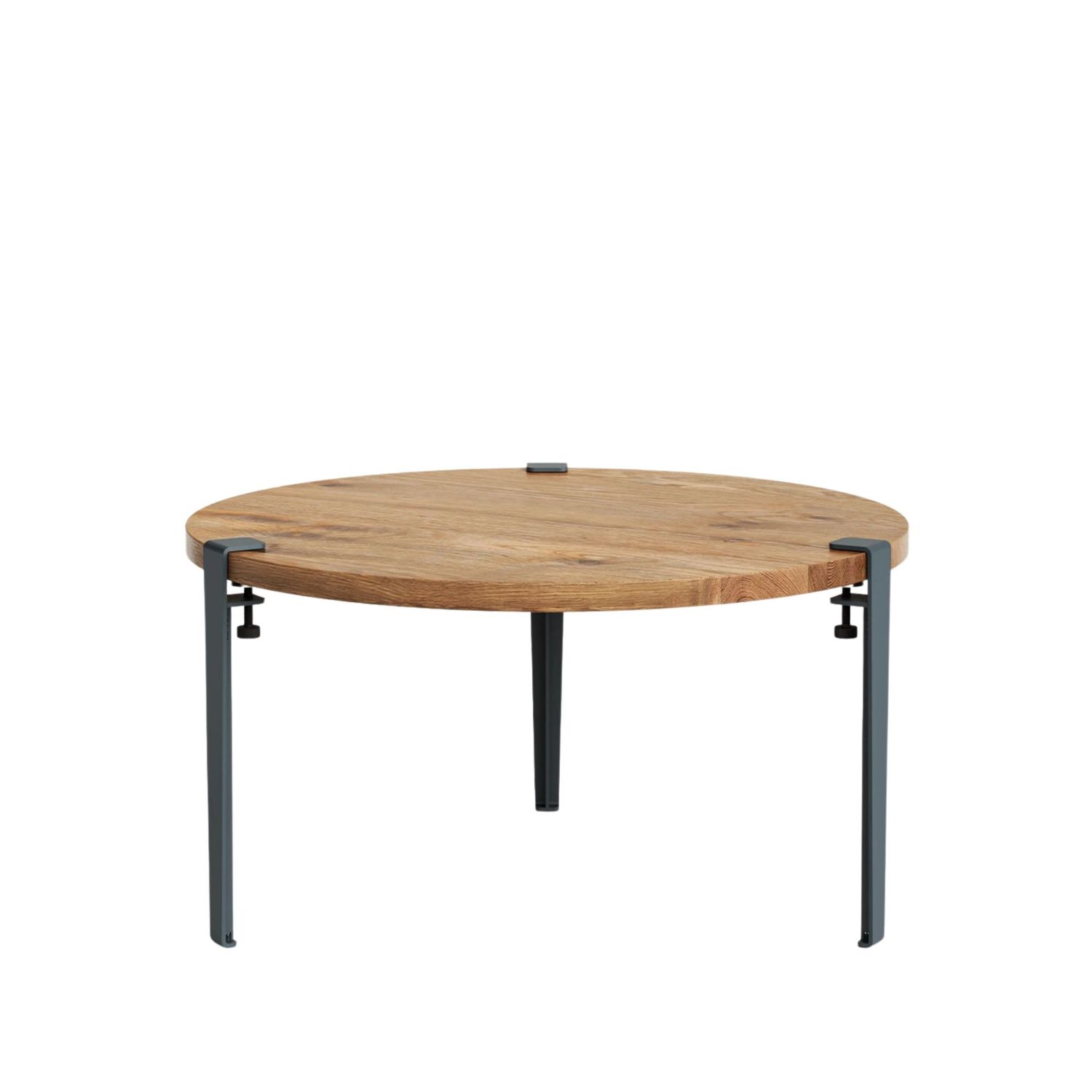 Tiptoe - Couchtisch rund Ø 80 cm recycelt nachtblau