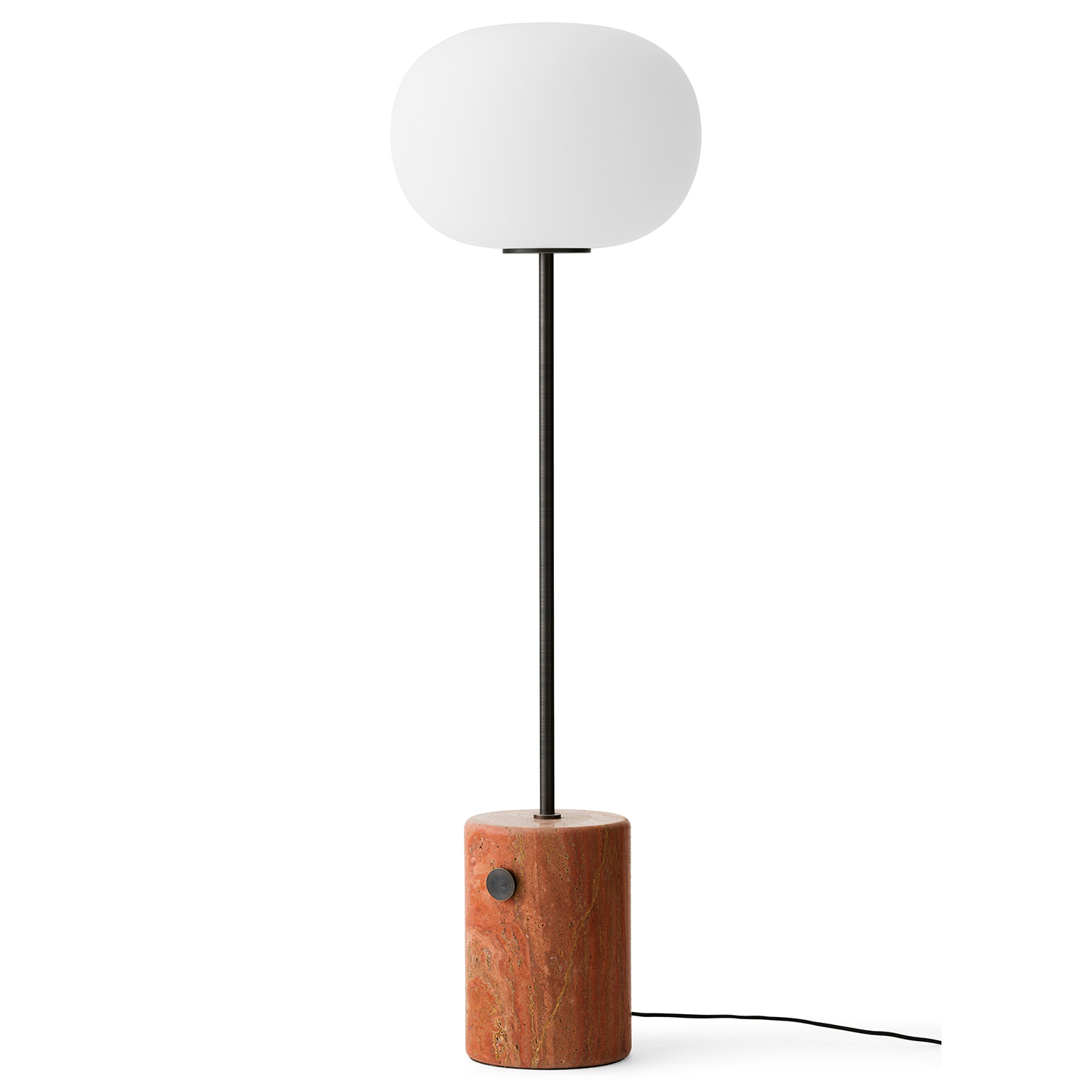 Audo - JWDA Stehlampe Red Travertin / messing gebürstet