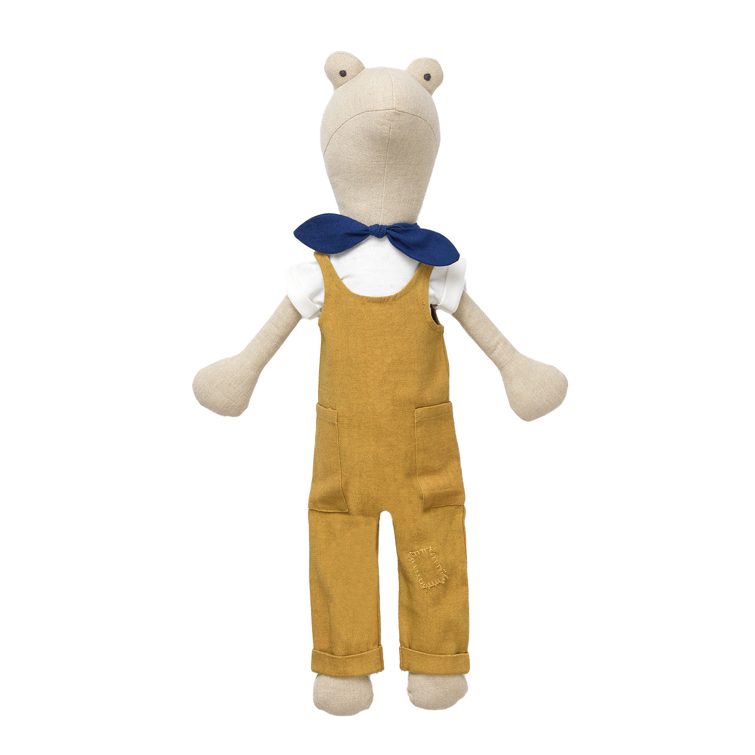 ferm living frog teddy natural kuscheltier 96308