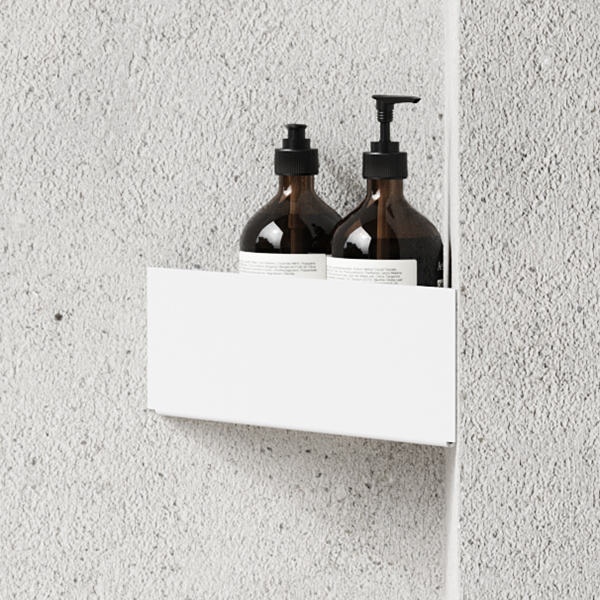 nichba badablage ecke weiss L100109W 71982