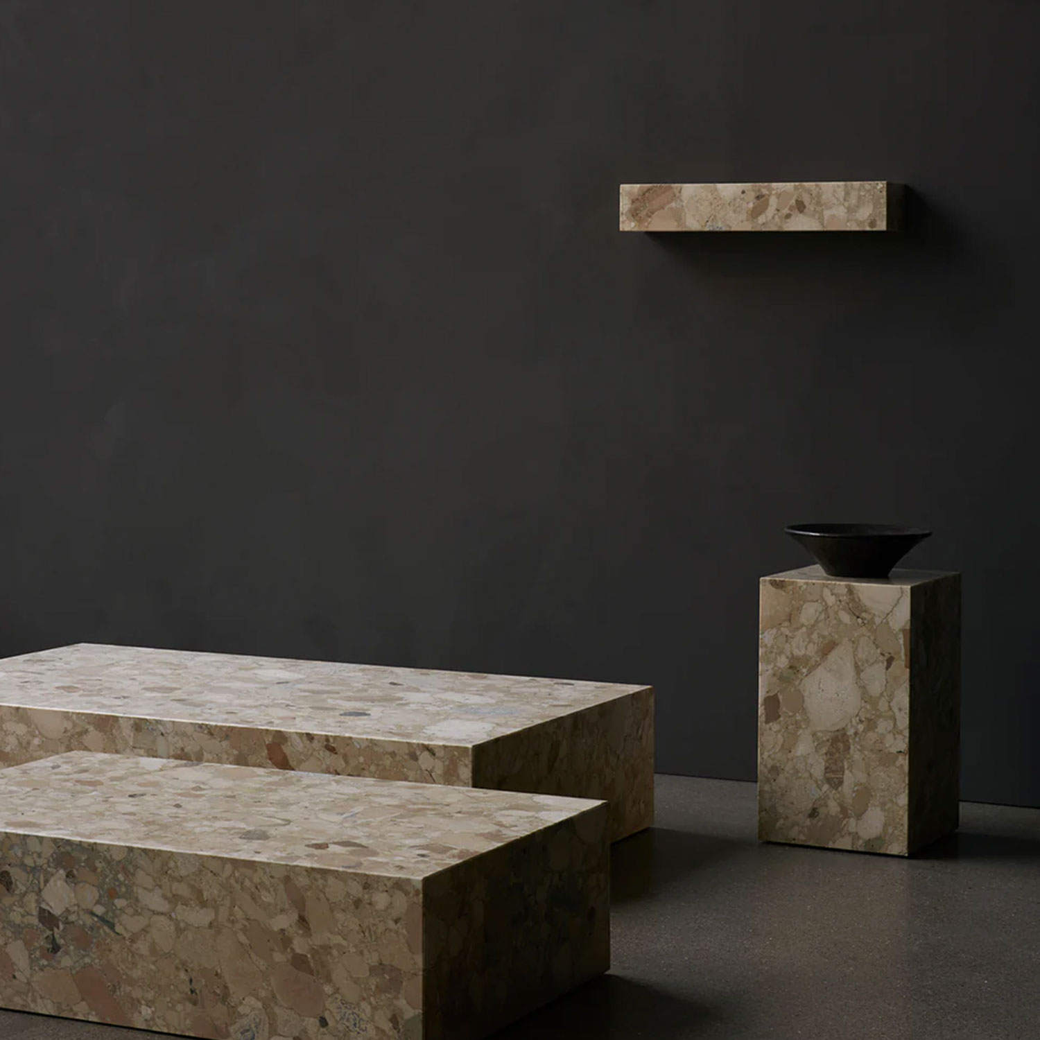 Audo - Plinth Shelf grau