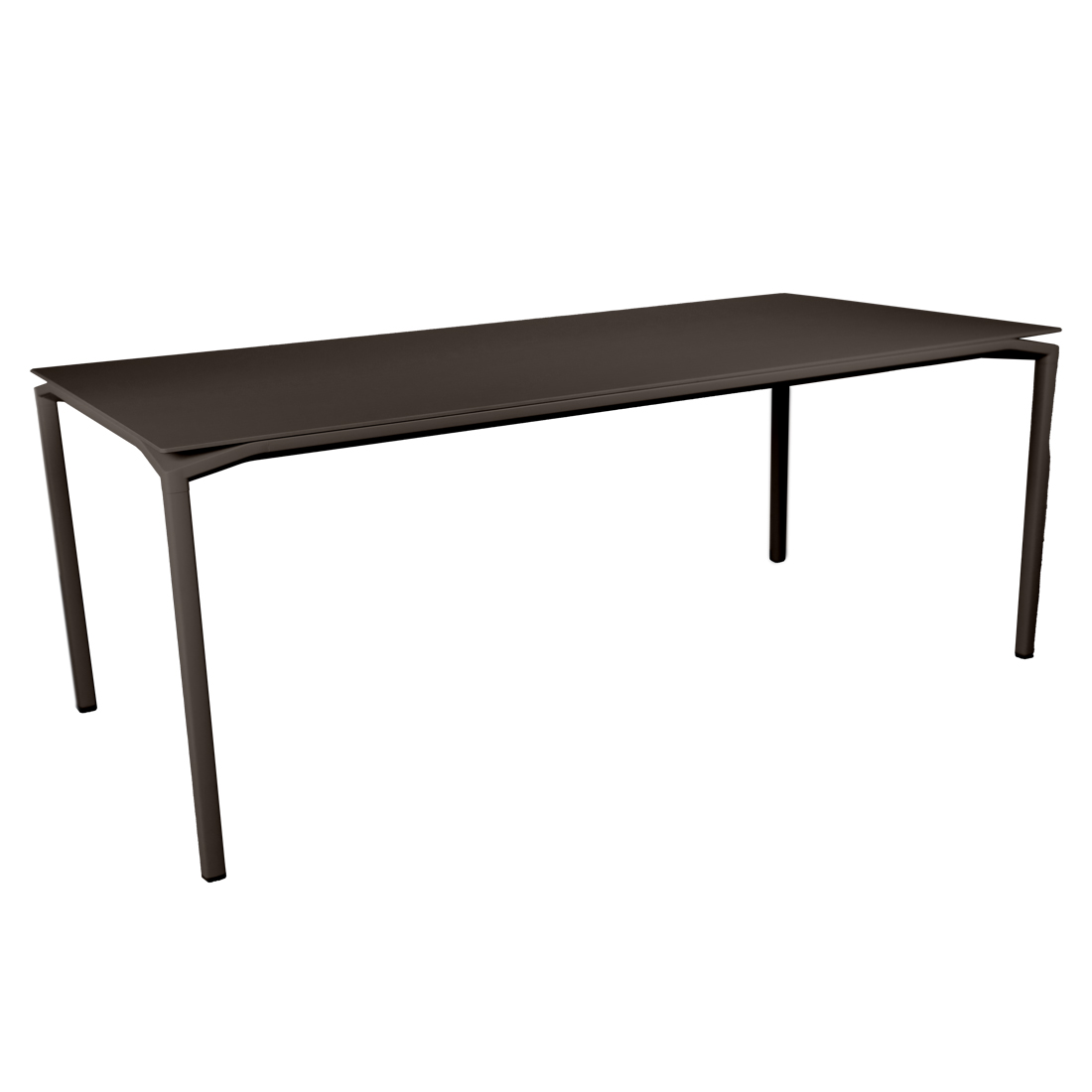 Fermob - Calvi Tisch mit Samtfinish 195x95 cm tonka