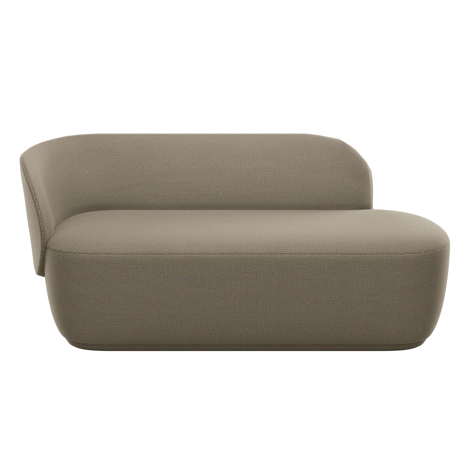 blomus - KUON Chaiselongue Boucla shitake links