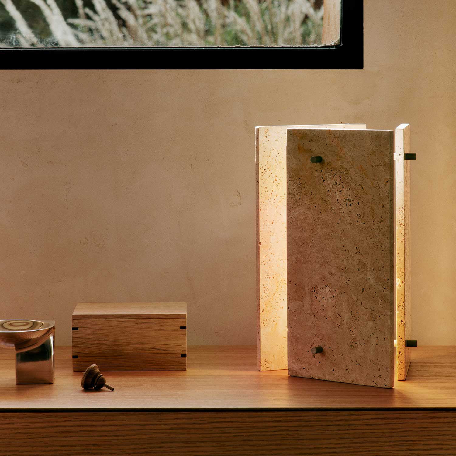 Ferm Living - Oeste Tischleuchte klares Glas