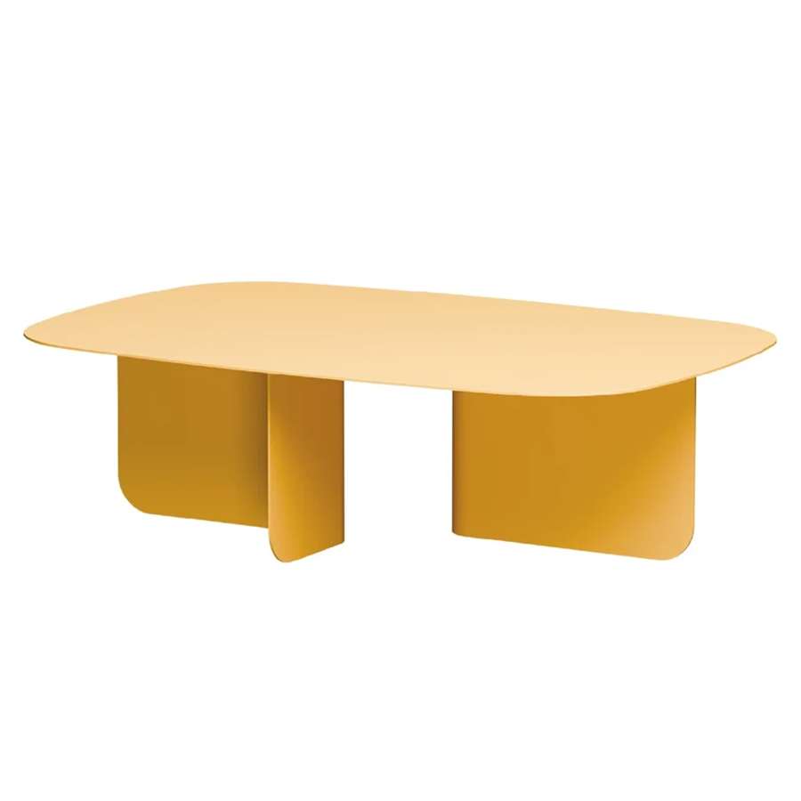 Metallbude - Livia Couchtisch mango lassi