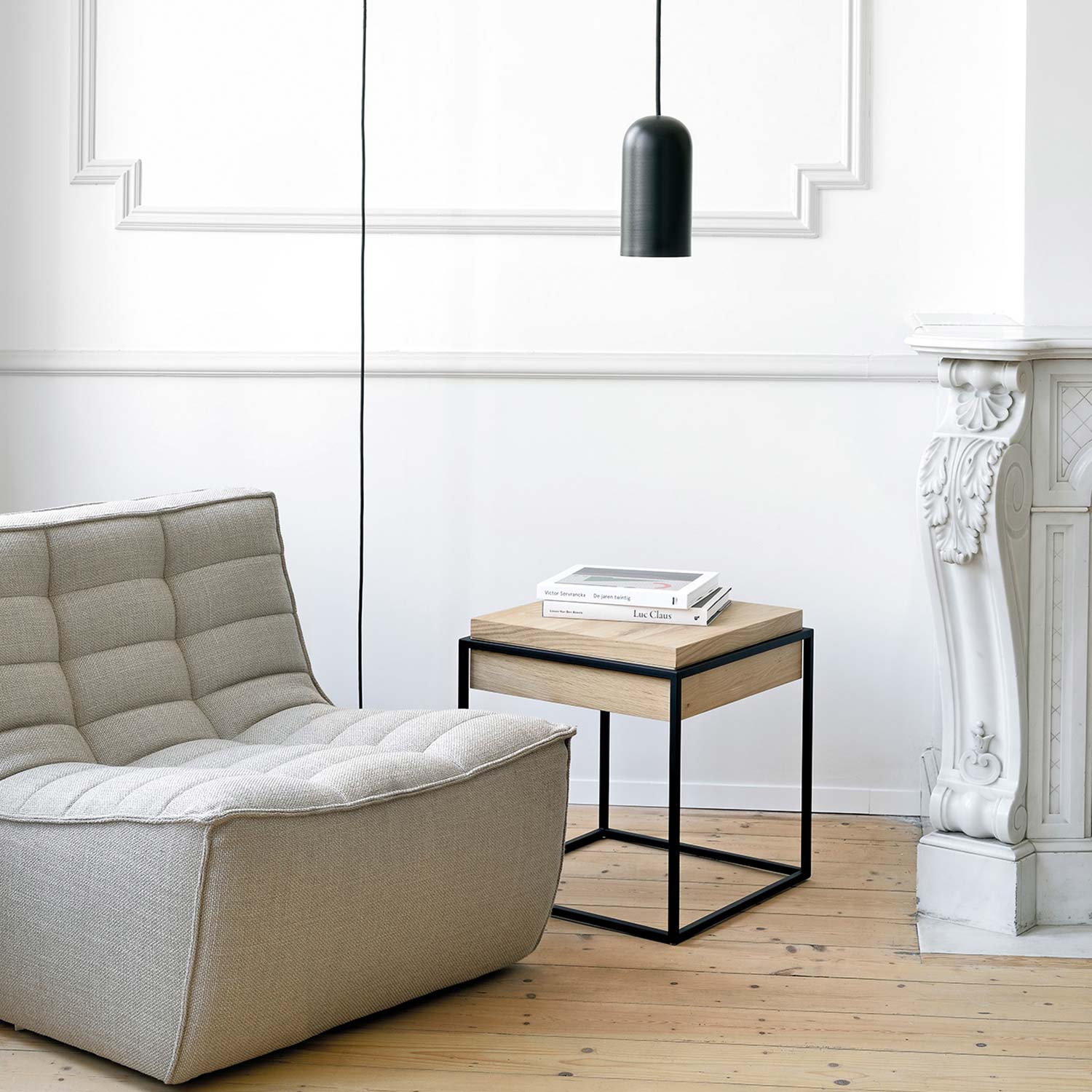 ethnucraft sofa beige ambiente einsitzer 83989