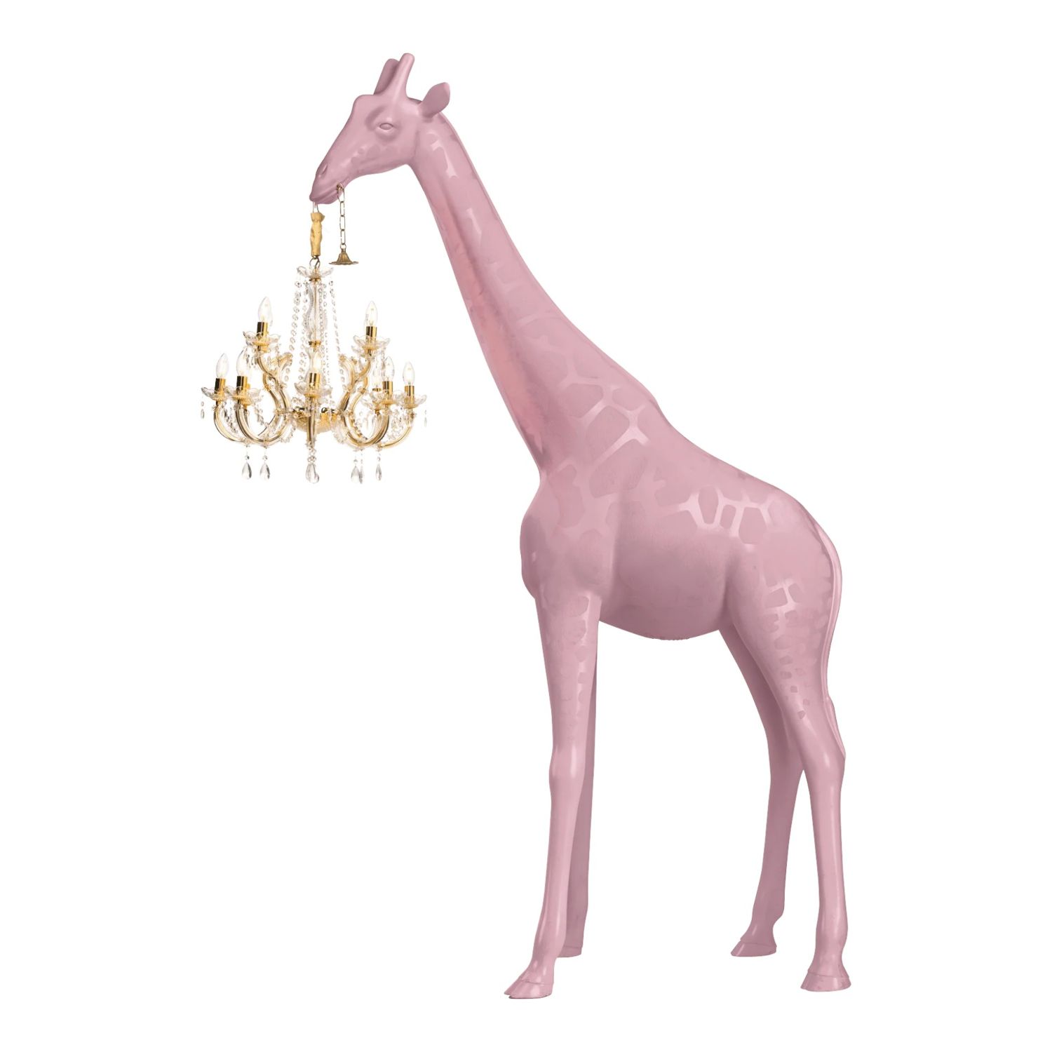 Qeeboo - Giraffe in Love M Indoor pink