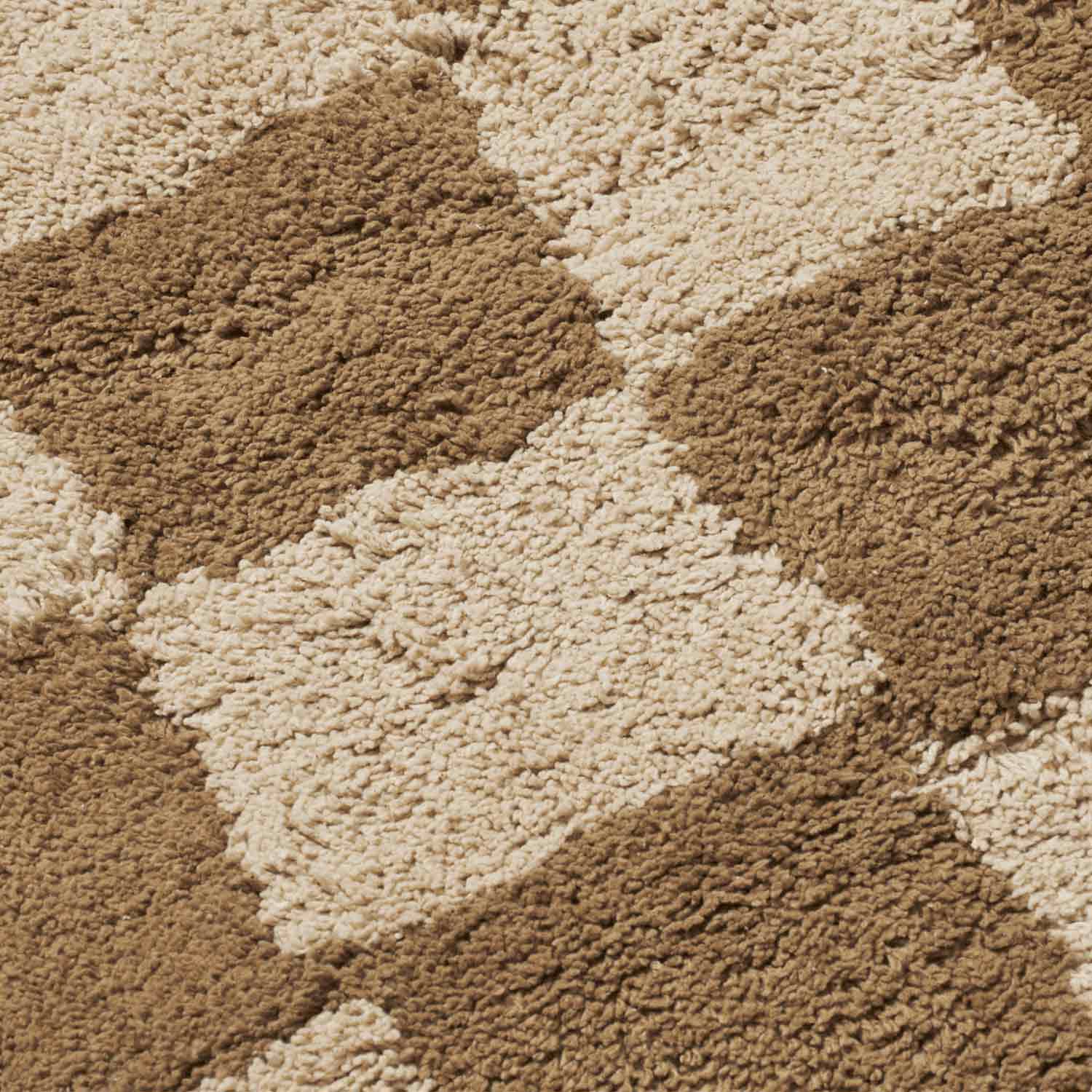 Ferm Living - Mara Knüpfteppich mist blue/warm sand