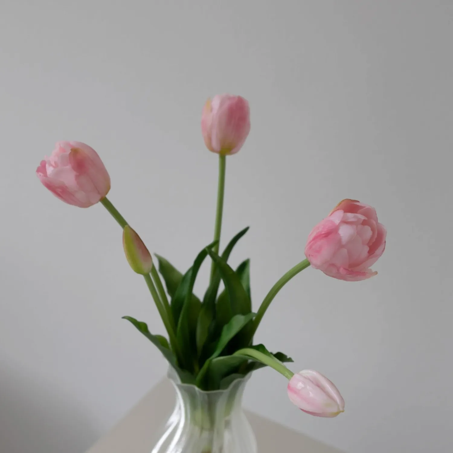 BLOOM OBJECTS - Tulpen mehrlagig Kunstblumen weiß