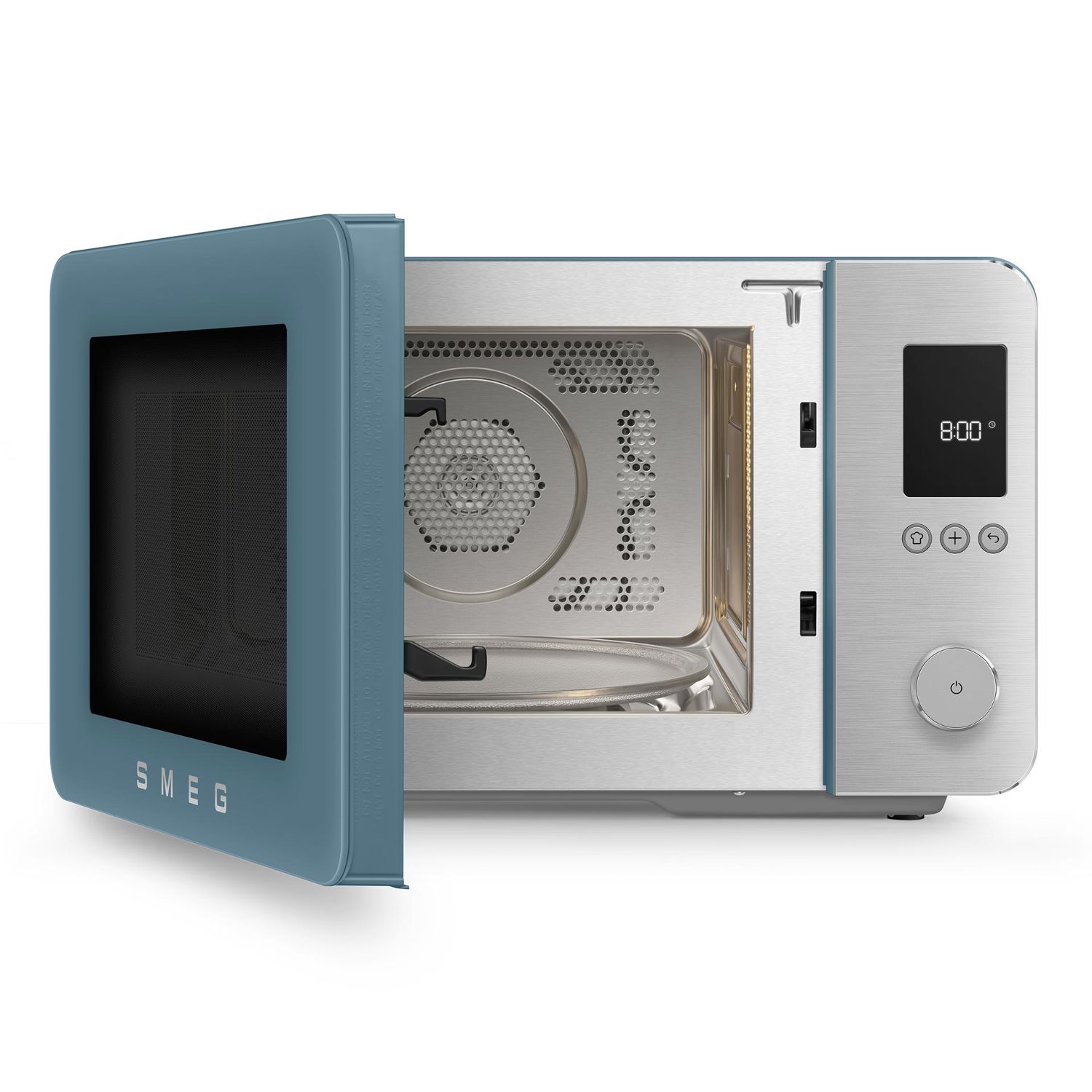 SMEG - Kombi-Mikrowelle mit Air Fry MOC02 storm blue