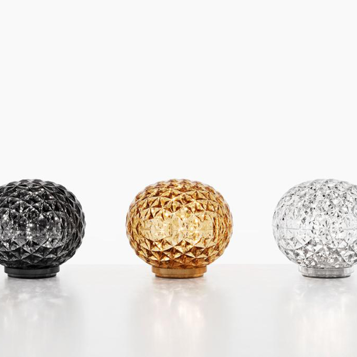kartell mini planet rauch gelb glasklar 72719