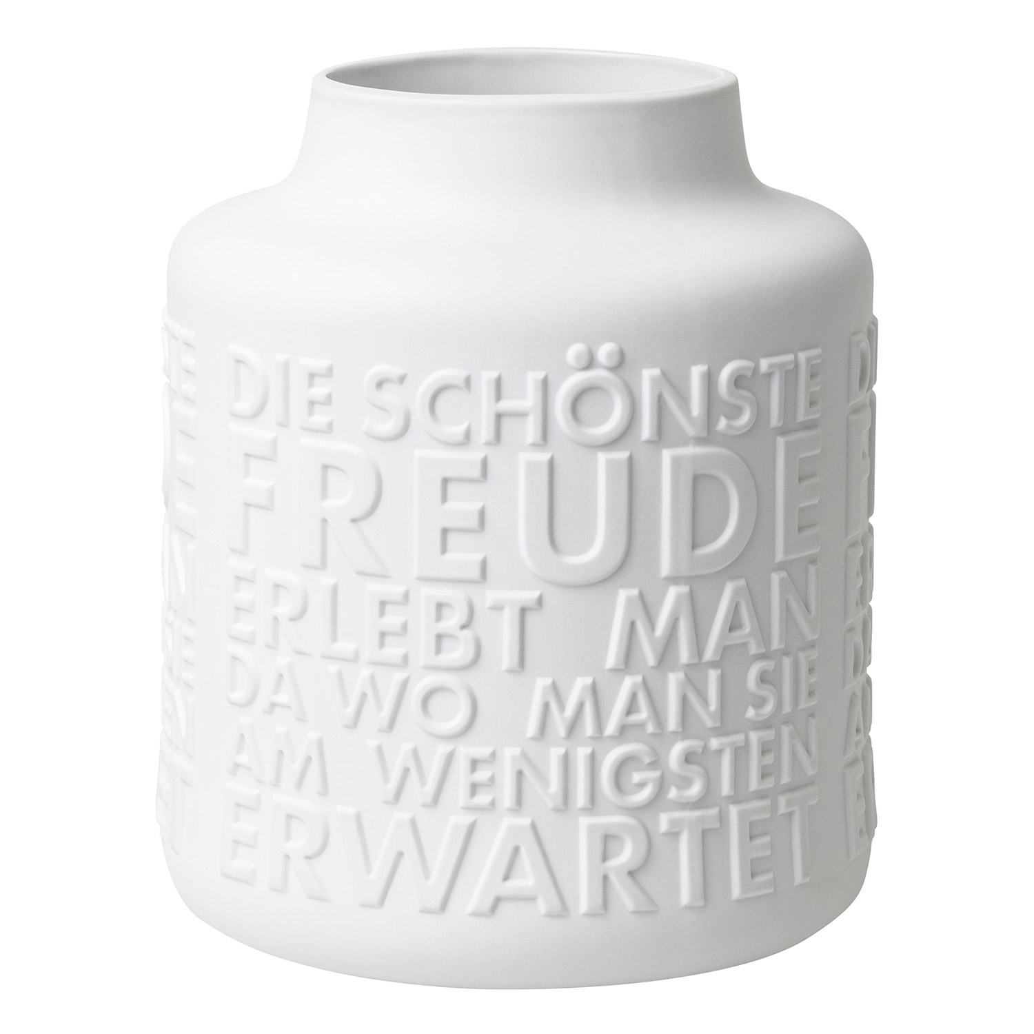 raeder design porzellanvase freude 11324 100389