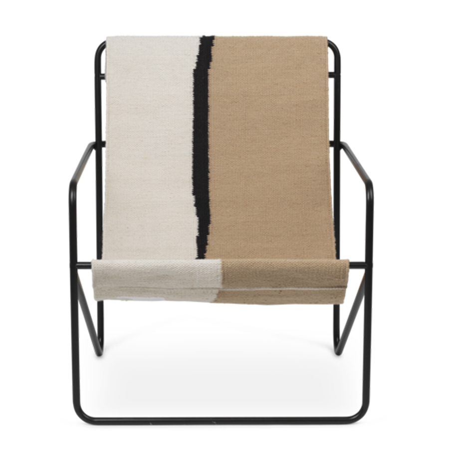ferm living desertchair blacksoil 54785