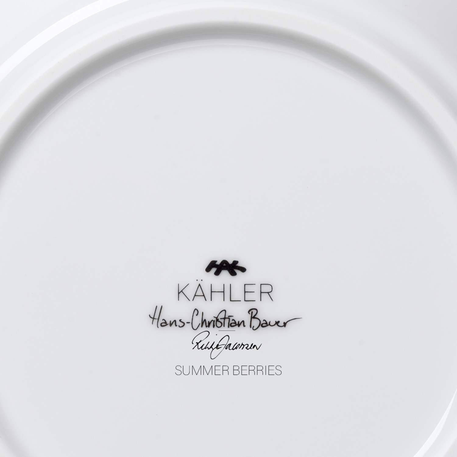 Kähler - Hammershoi Summer Tiefer Teller ⌀21 cm summer berri