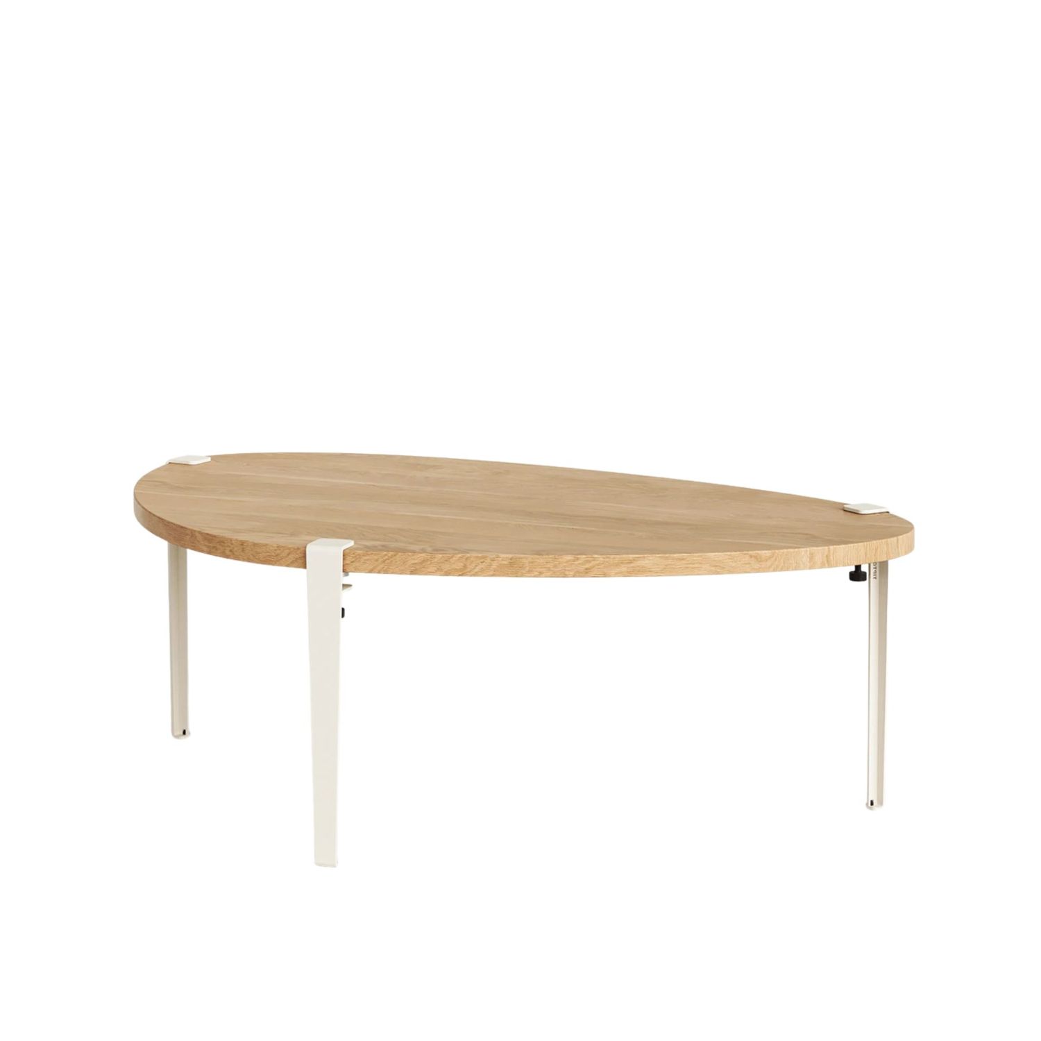 Tiptoe - Couchtisch 120 x 75 cm weiß-creme