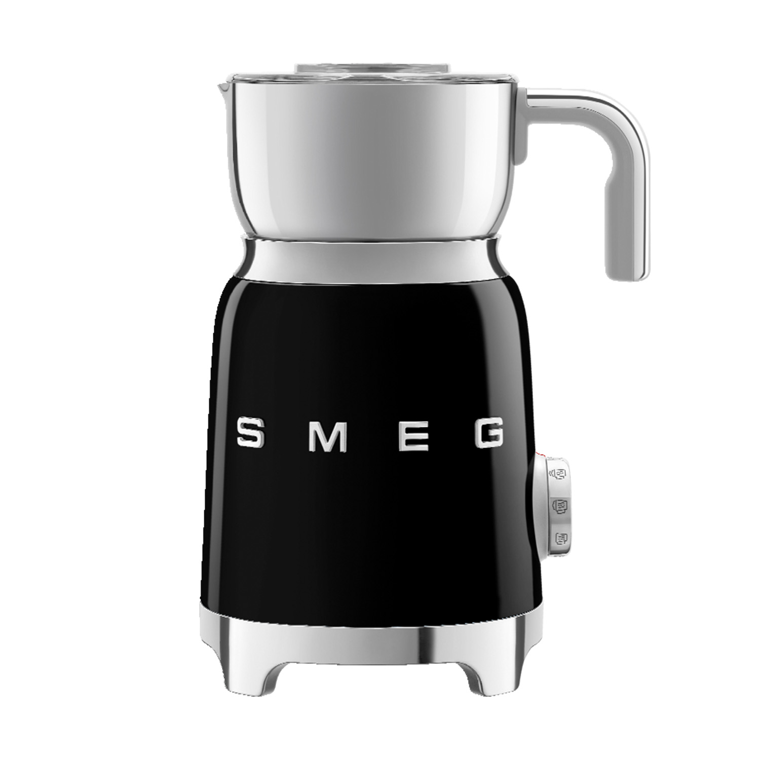Schwarz SMEG Elektrischer Milchaufschumer