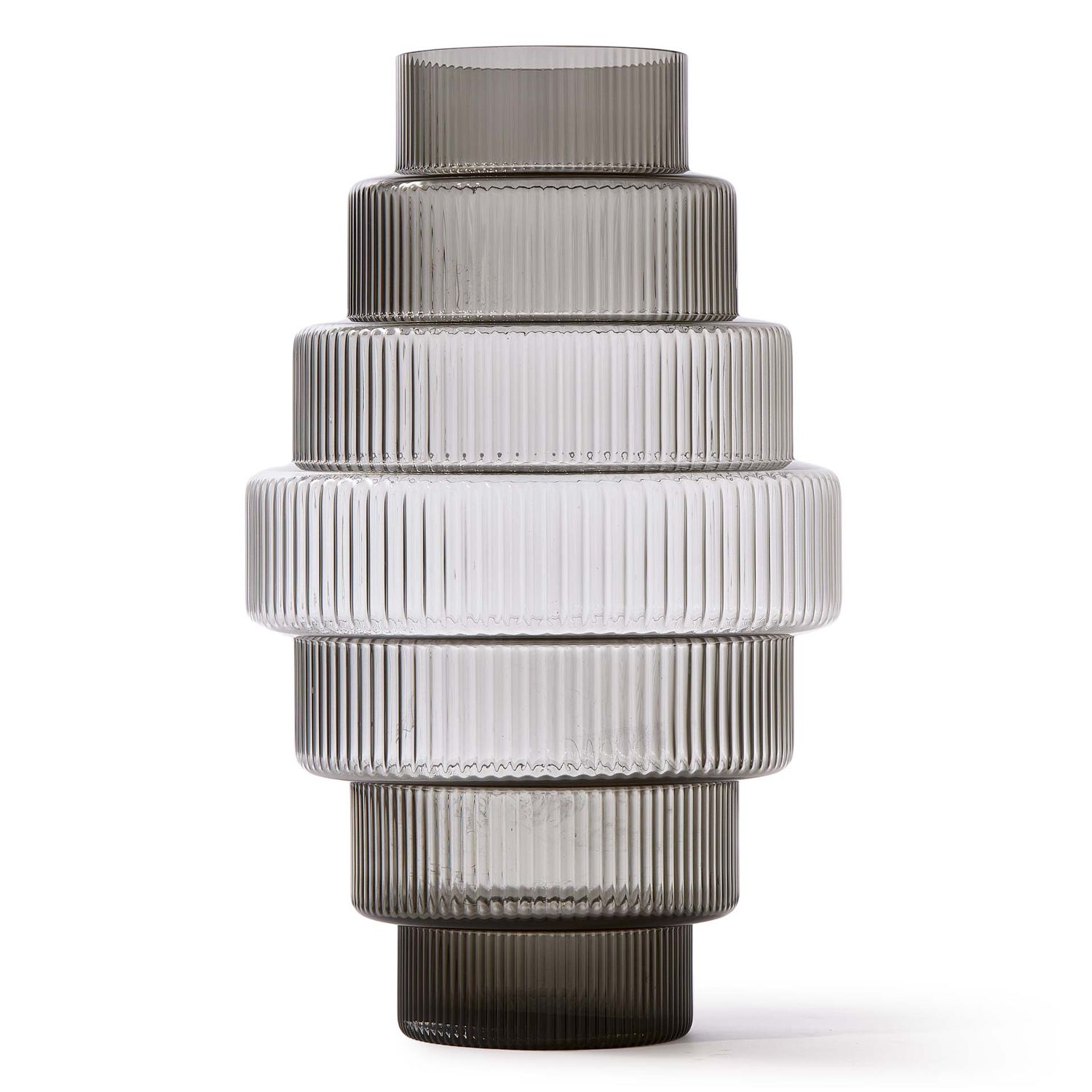 Pols Potten - Steps Vase dunkelgrau