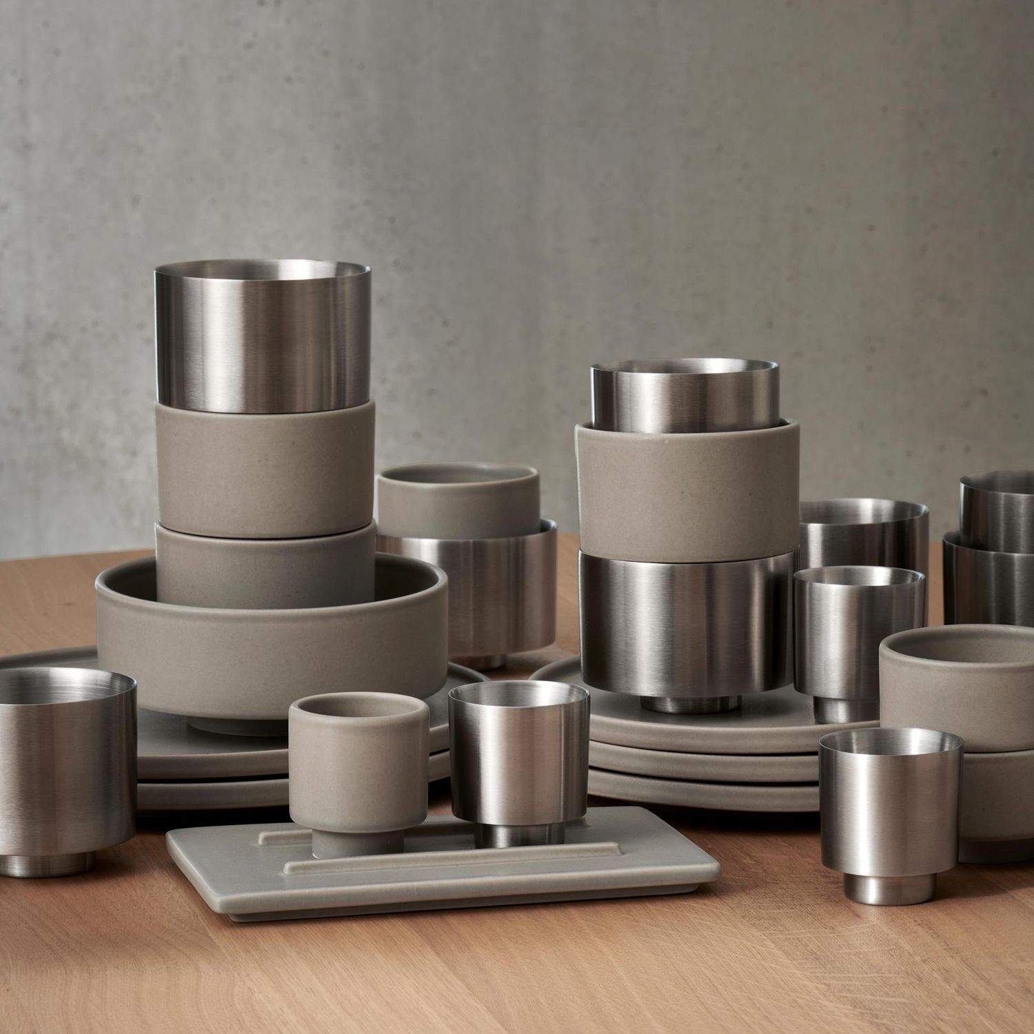 blomus - MAKOTO STEEL Espressotassen Set