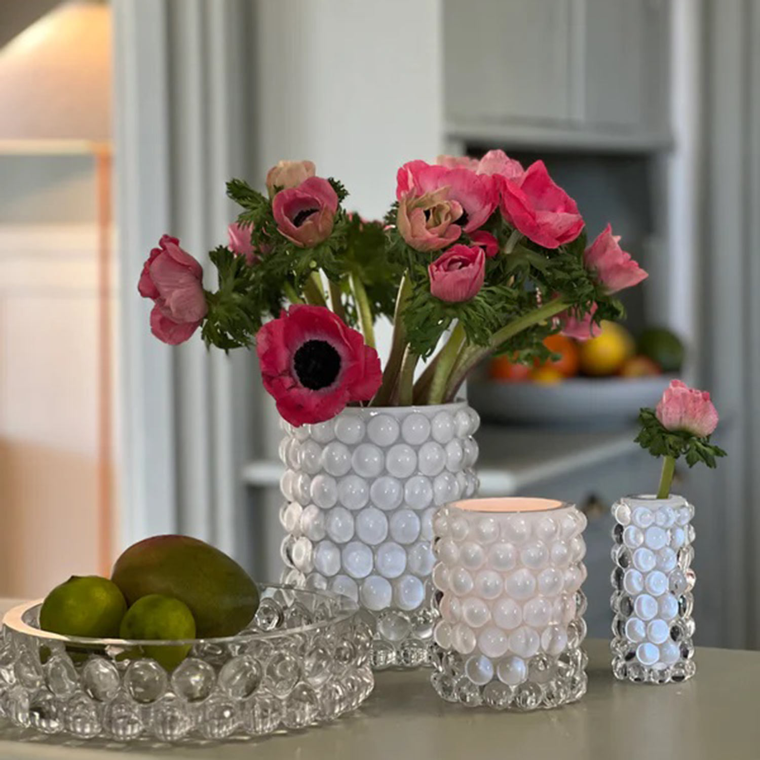 skogsberg hurricane mini vase weiss windlicht 92797