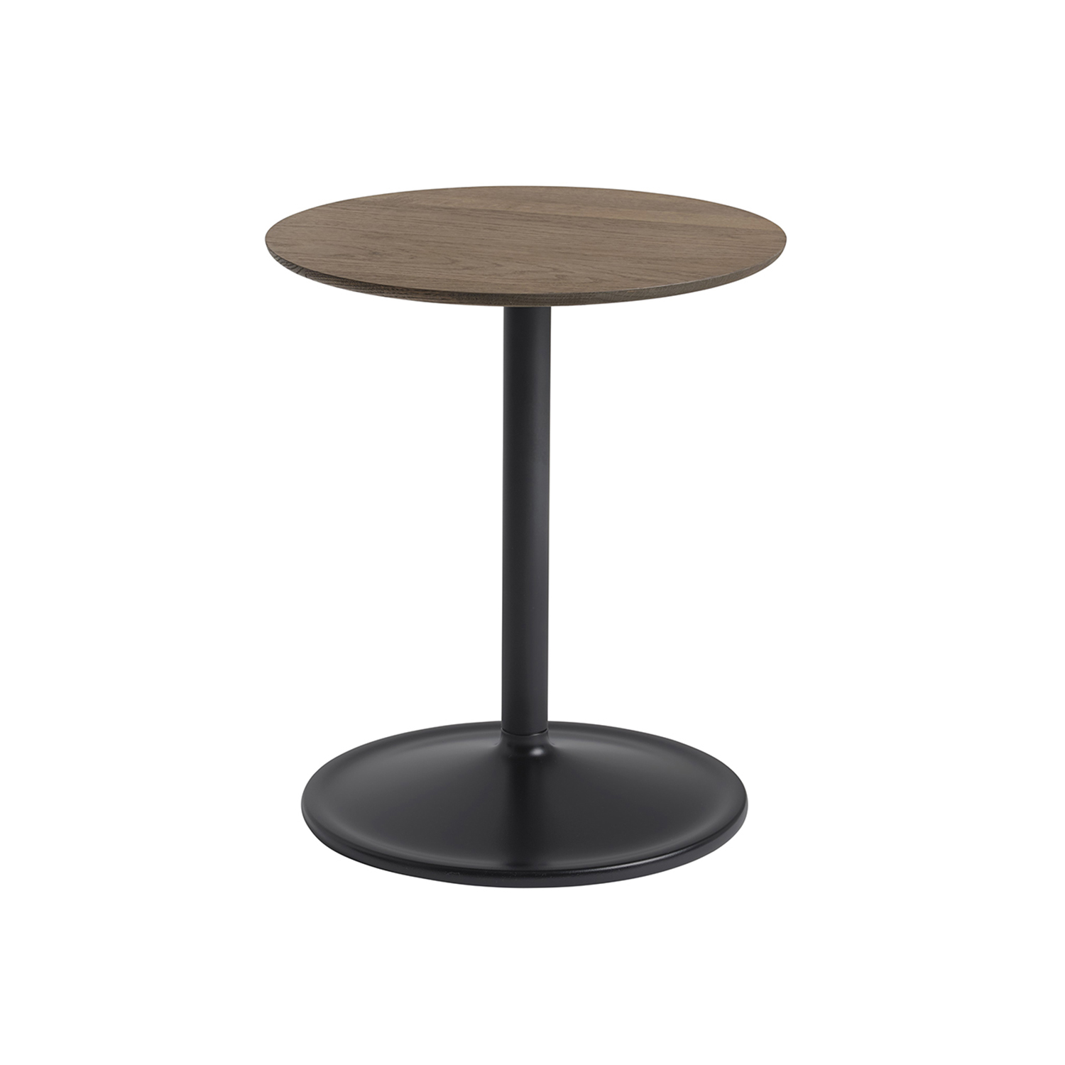 muuto soft side table smoked oak black o41 h48 70914