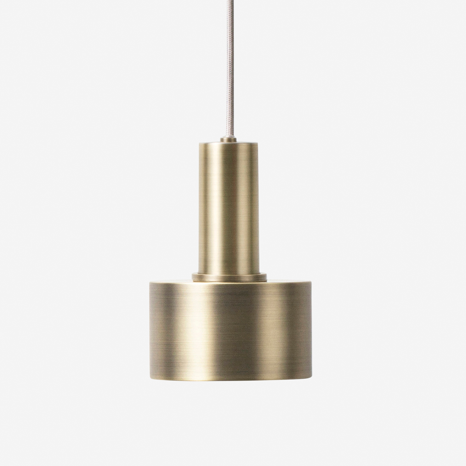 ferm living disc lampenschirm messing mit socket low 61691