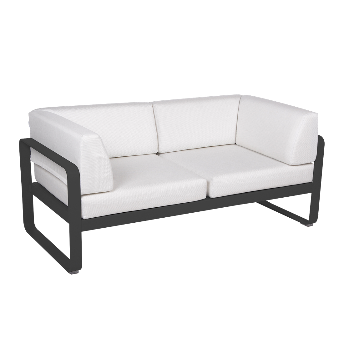 fermob bellevie club sofa anthrazit grauweiss 66045