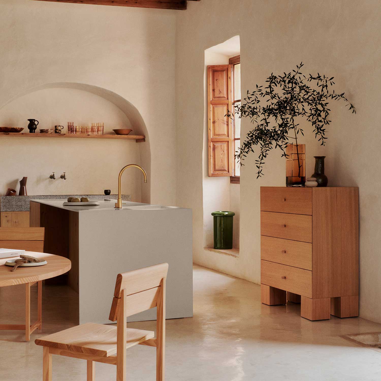 Ferm Living - Vist Esszimmerstuhl Douglas Fir
