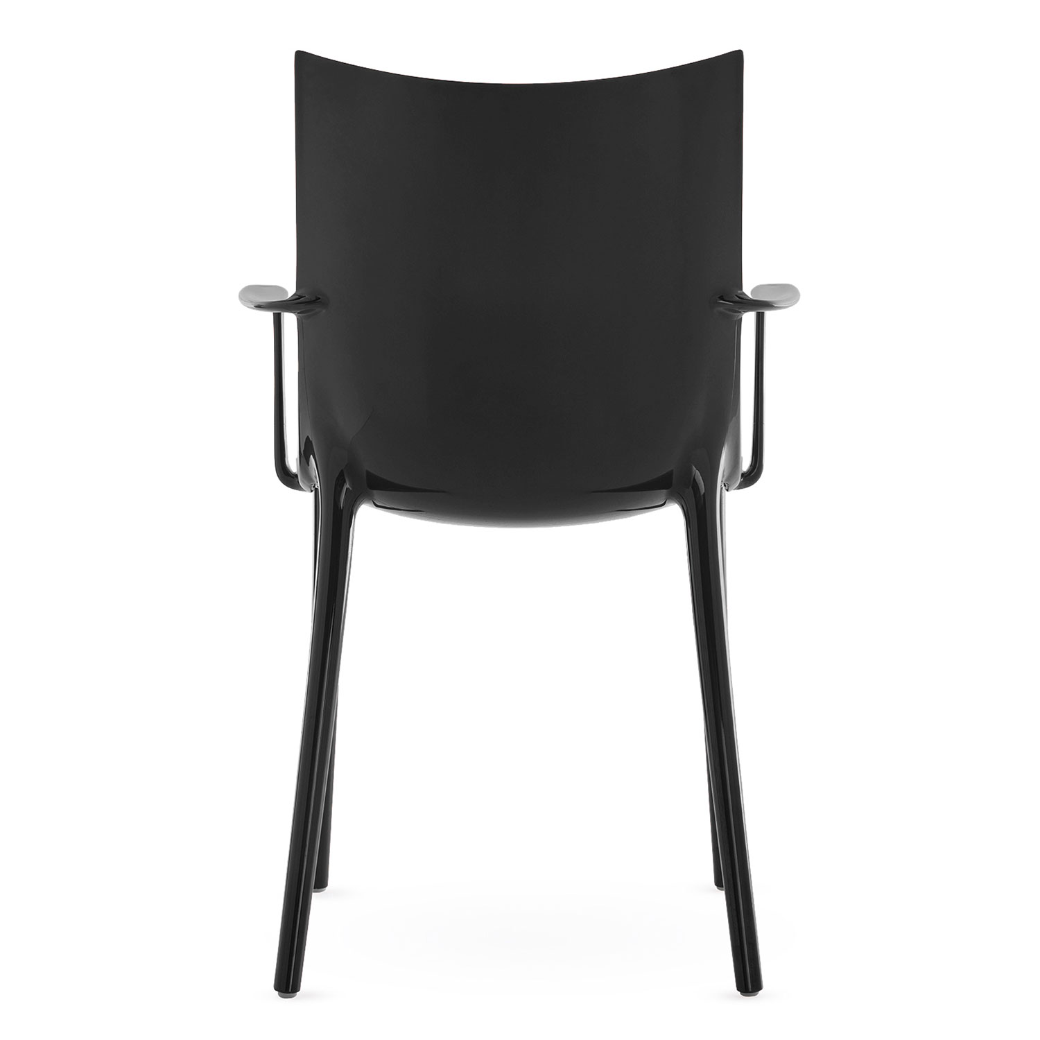Kartell - H.H.H. Stuhl Hochglanz bordeaux