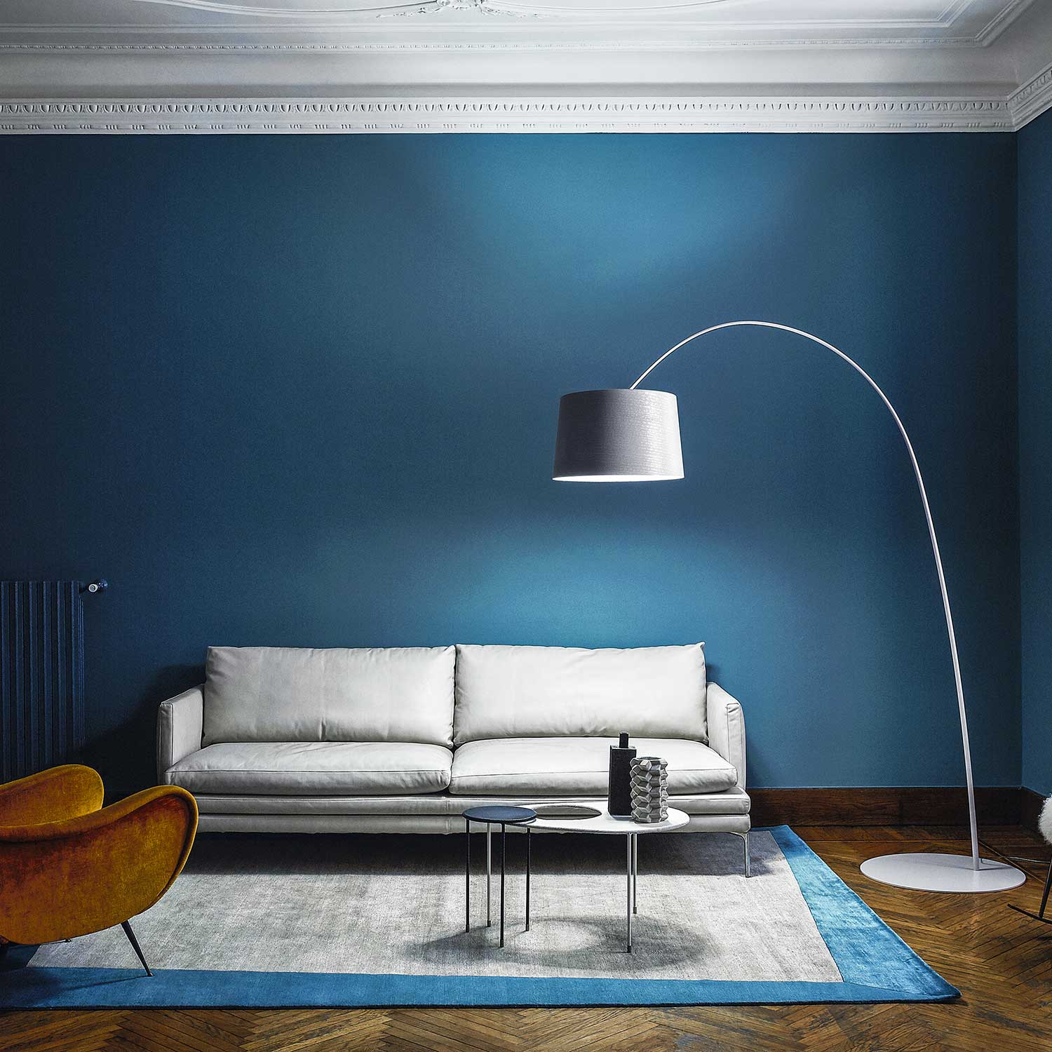 foscarini twiggy stehleuchte weiss wohnzimmer 63475