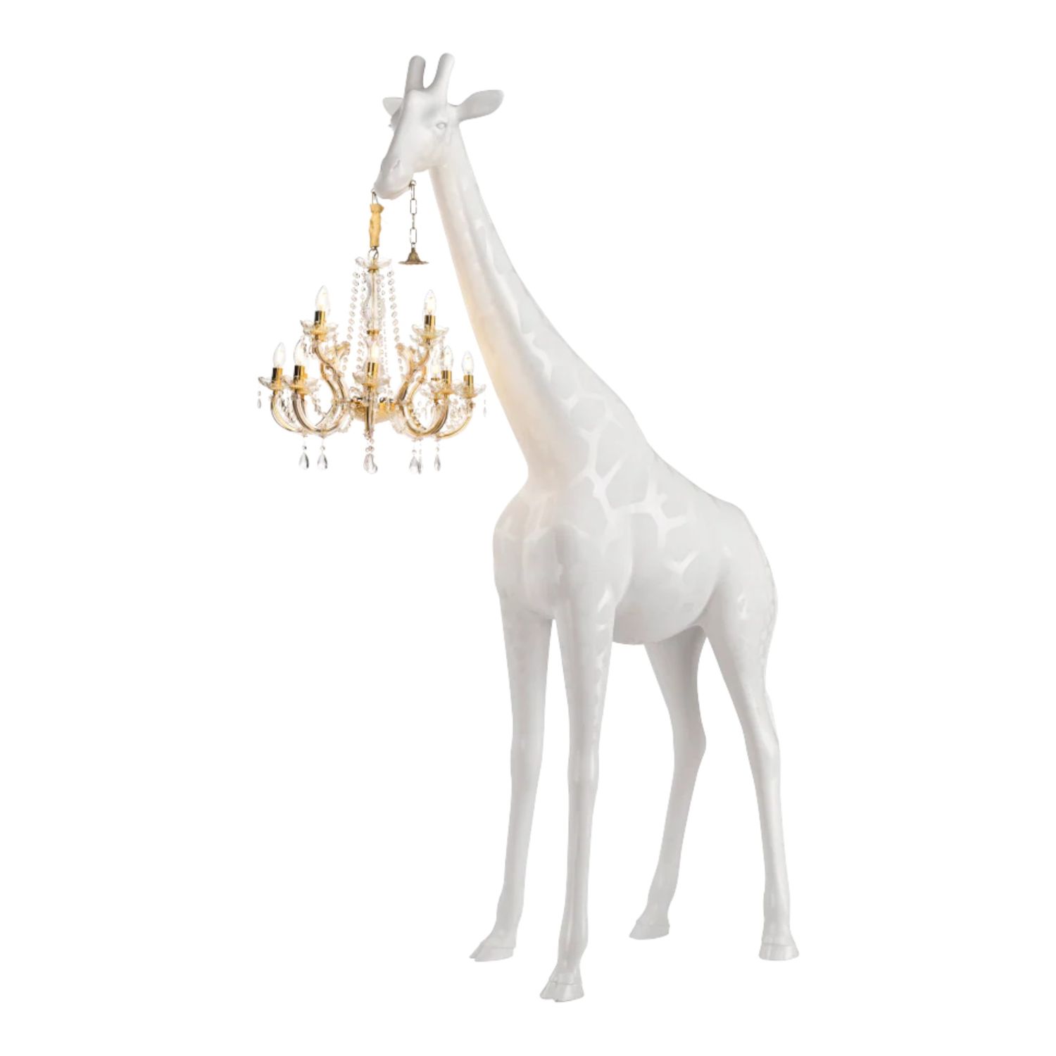 Qeeboo - Giraffe in Love M Indoor weiß