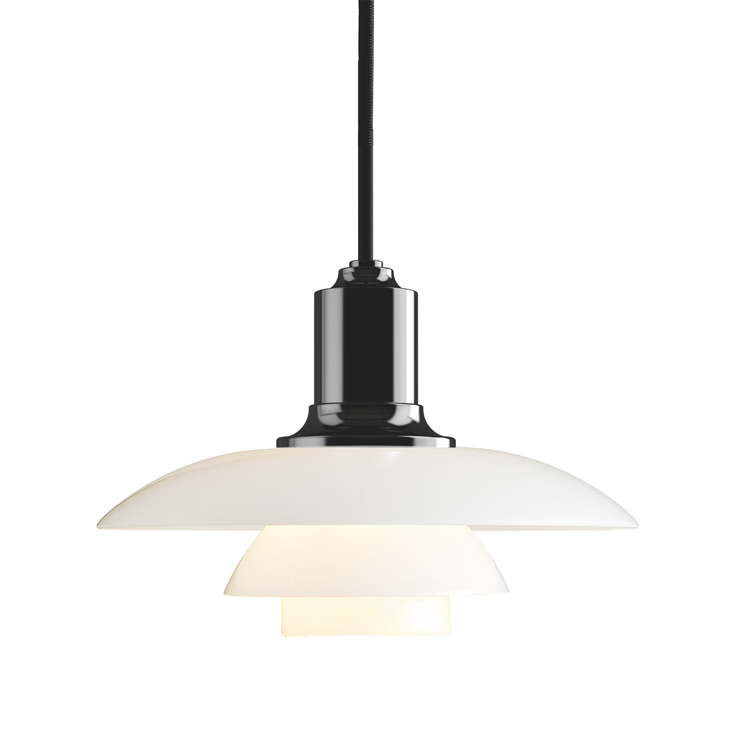 Louis Poulsen PH 2 1 pendelleuchte schwarz 106128