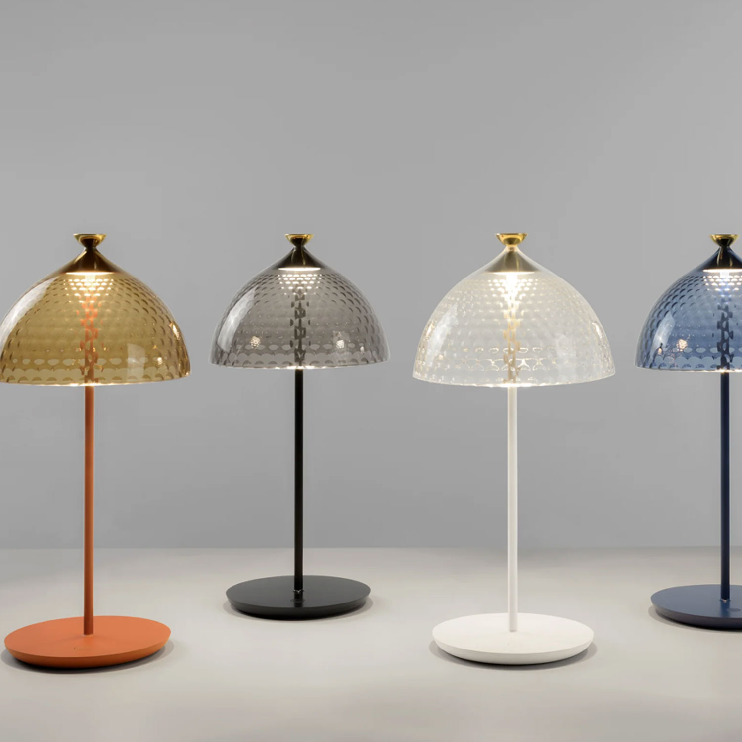 Kartell - Pumo Tischlampe blau