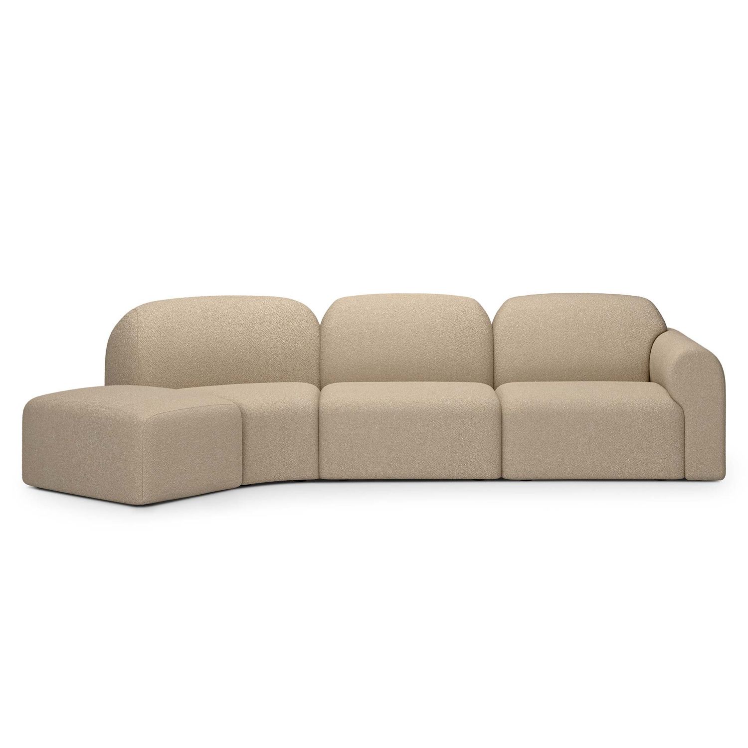 Ethnicraft - Bulky Hocker Almond