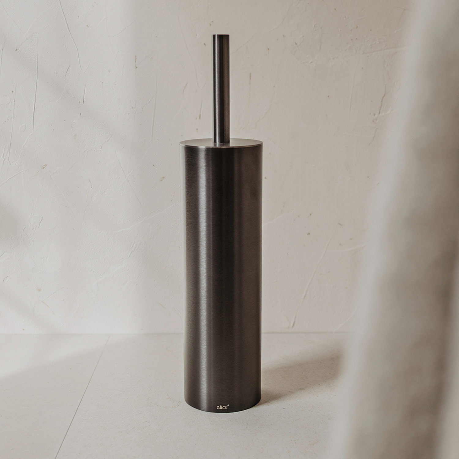 Zack - TUBO Stand-Toilettenbürste graphite anti-fingerprint