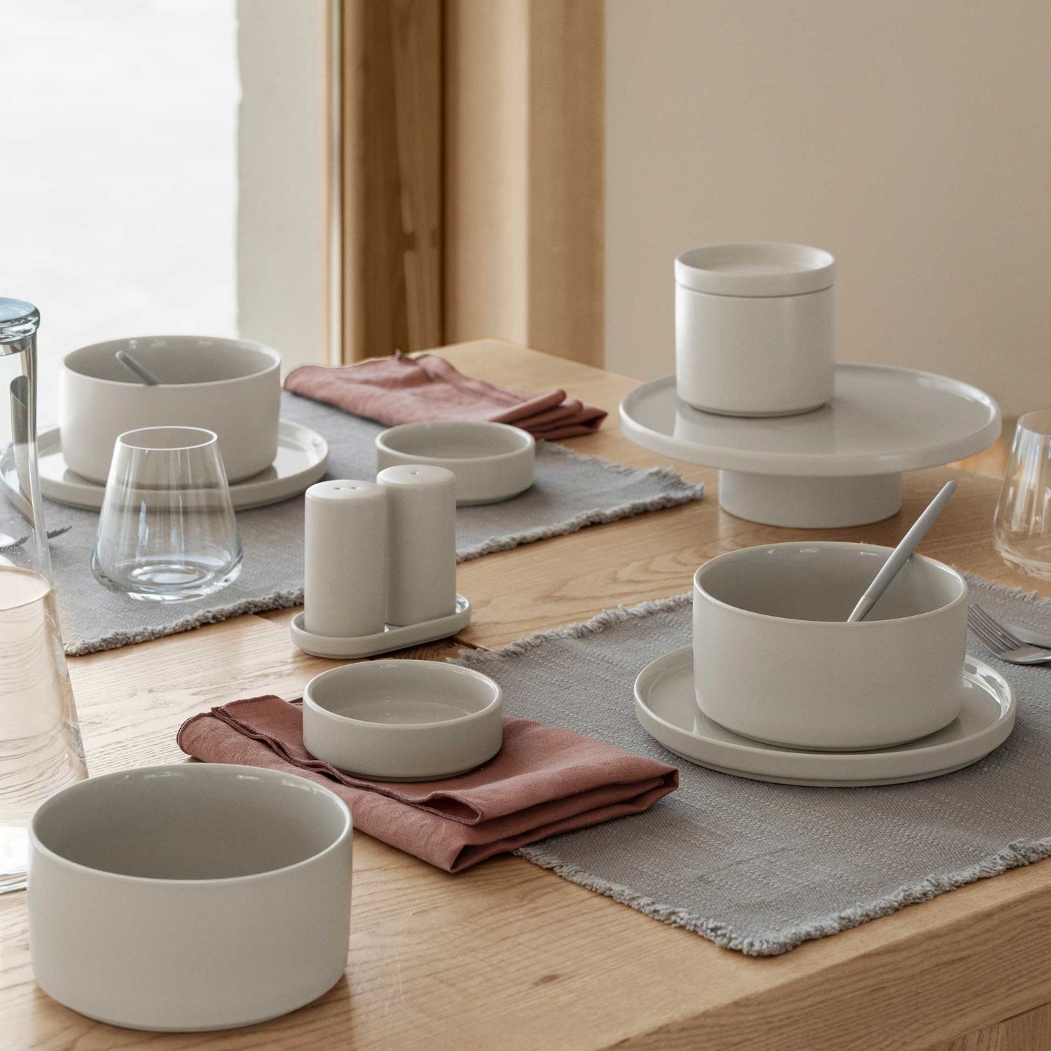 blomus - PILAR Salz- und Pfefferstreuer mirage gray