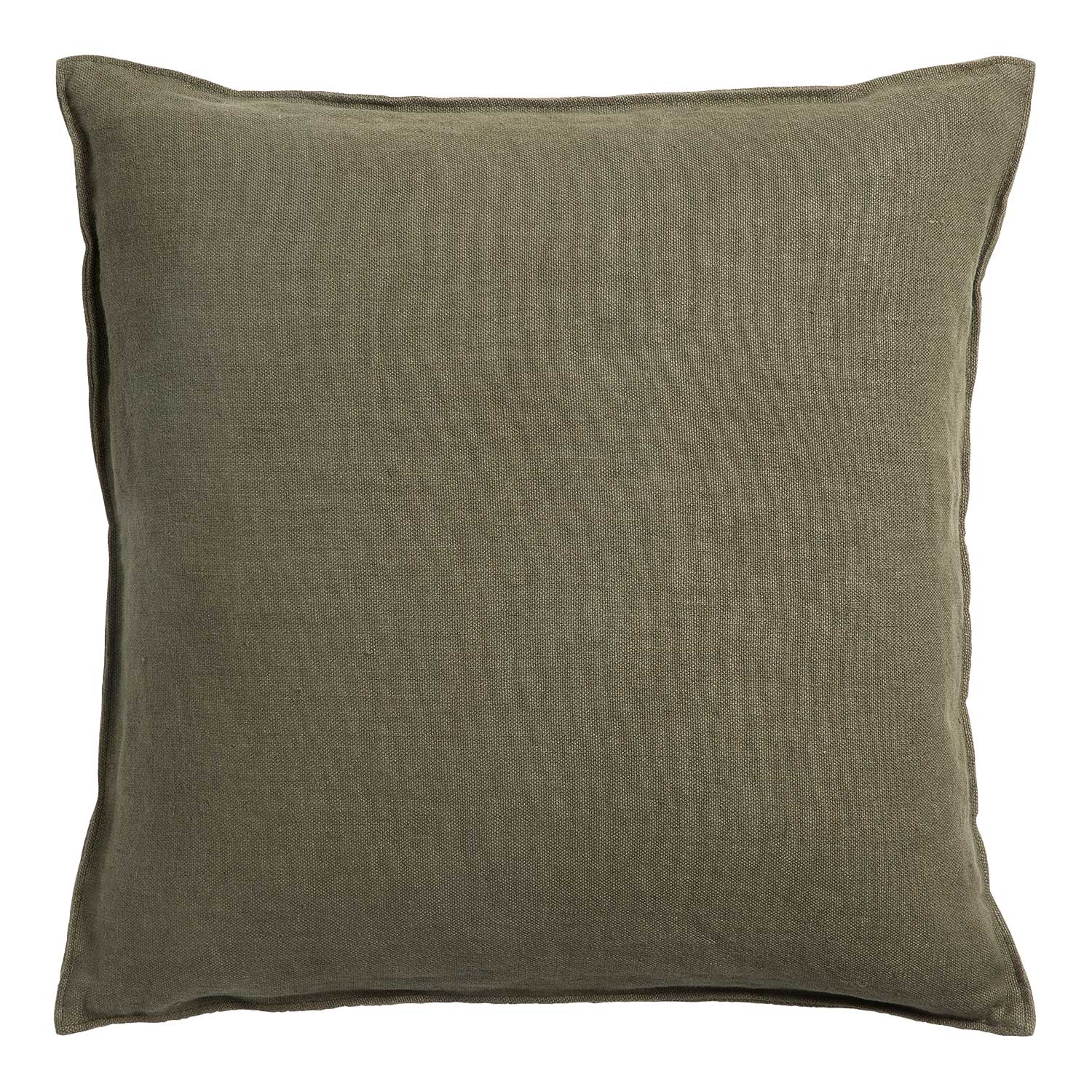 Ethnicraft - Lin Kissen olive quadratisch
