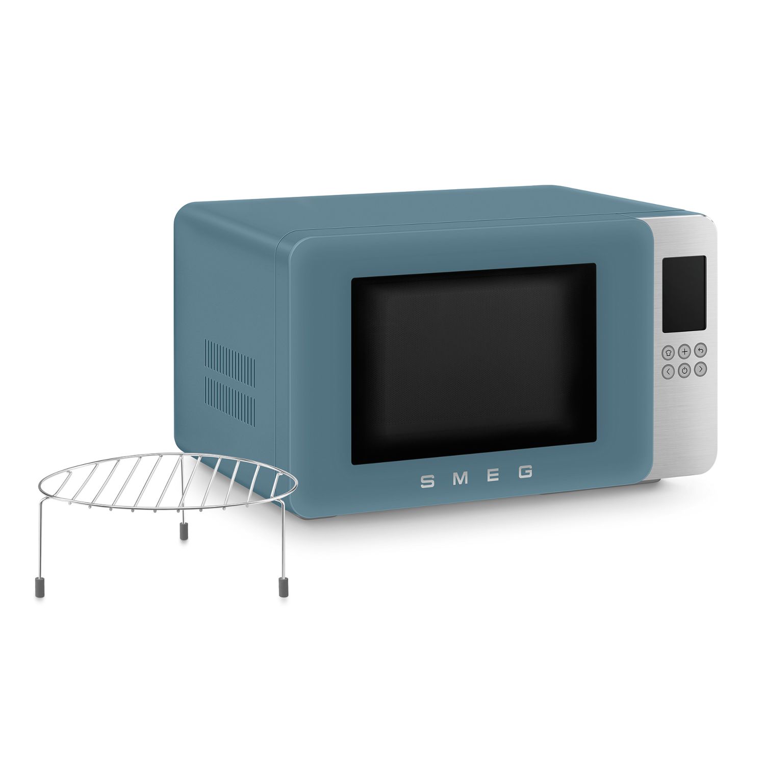 SMEG - Mikrowelle mit Grillfunktion MOC01 storm blue