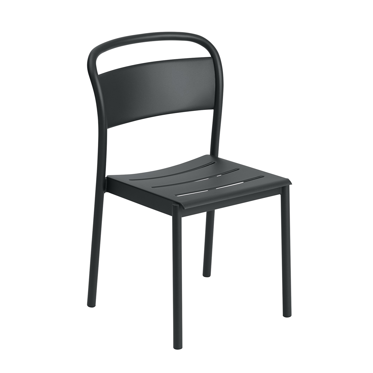 muuto linear side chair black 65386