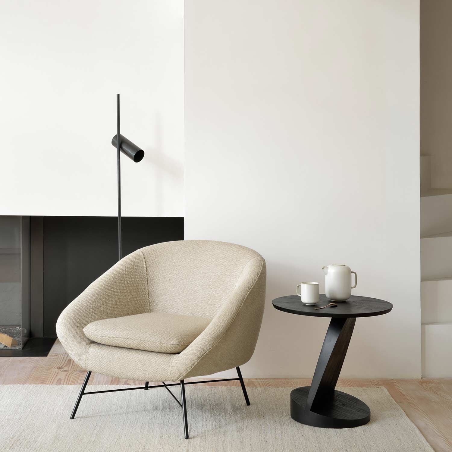 ethnicraft barrow loungesessel off white lifestyle wohnzimmer 88085
