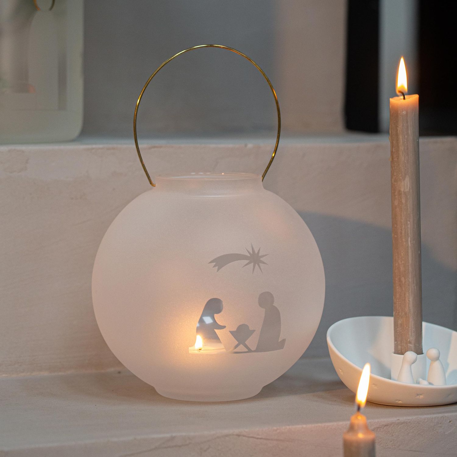 Räder Design - Gefrostetes Glaswindlicht Sterne
