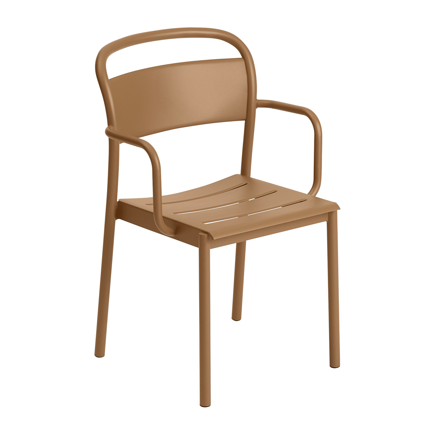 muuto linear armchair burnt orange 65396