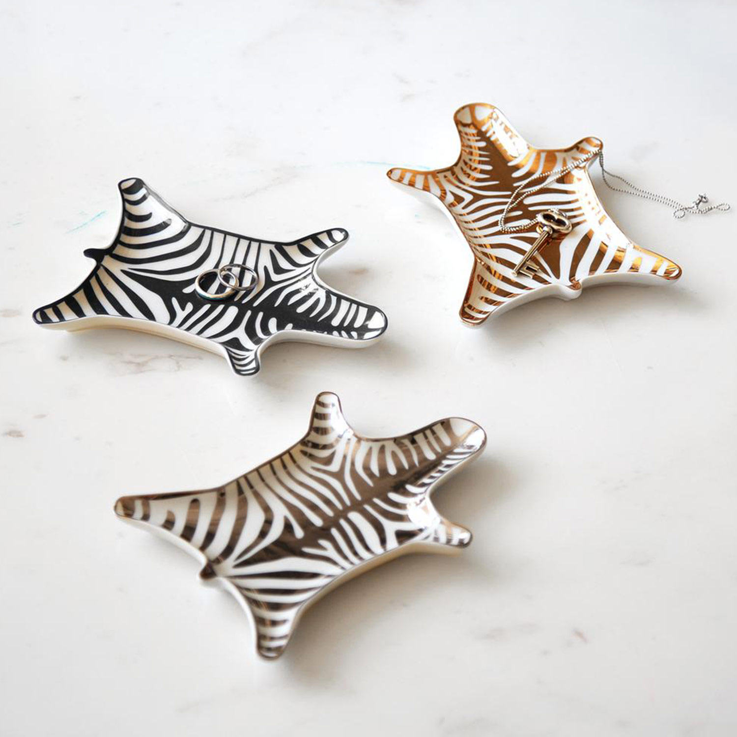 jonathan adler zebra stacking dish 62137