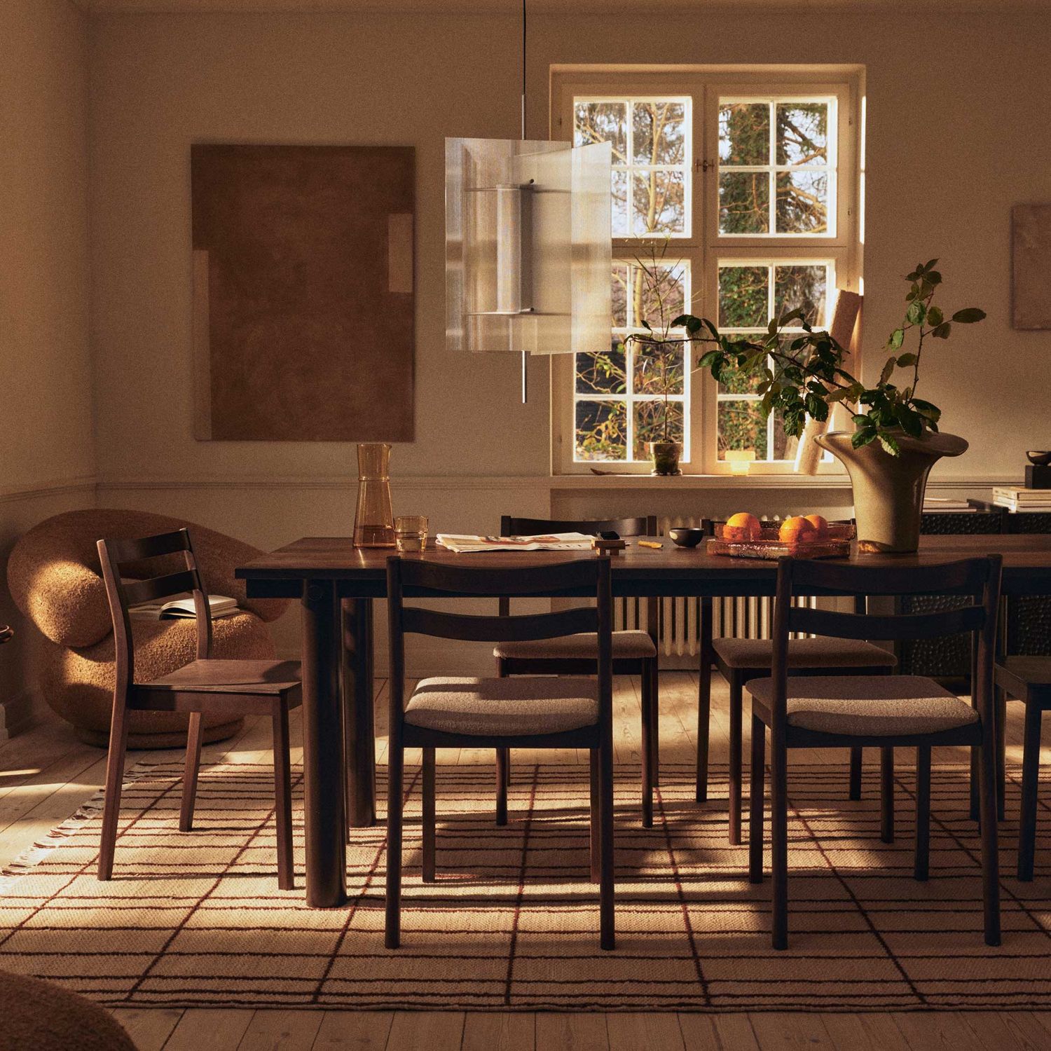 Ferm Living - Boda Stuhl eiche dunkel