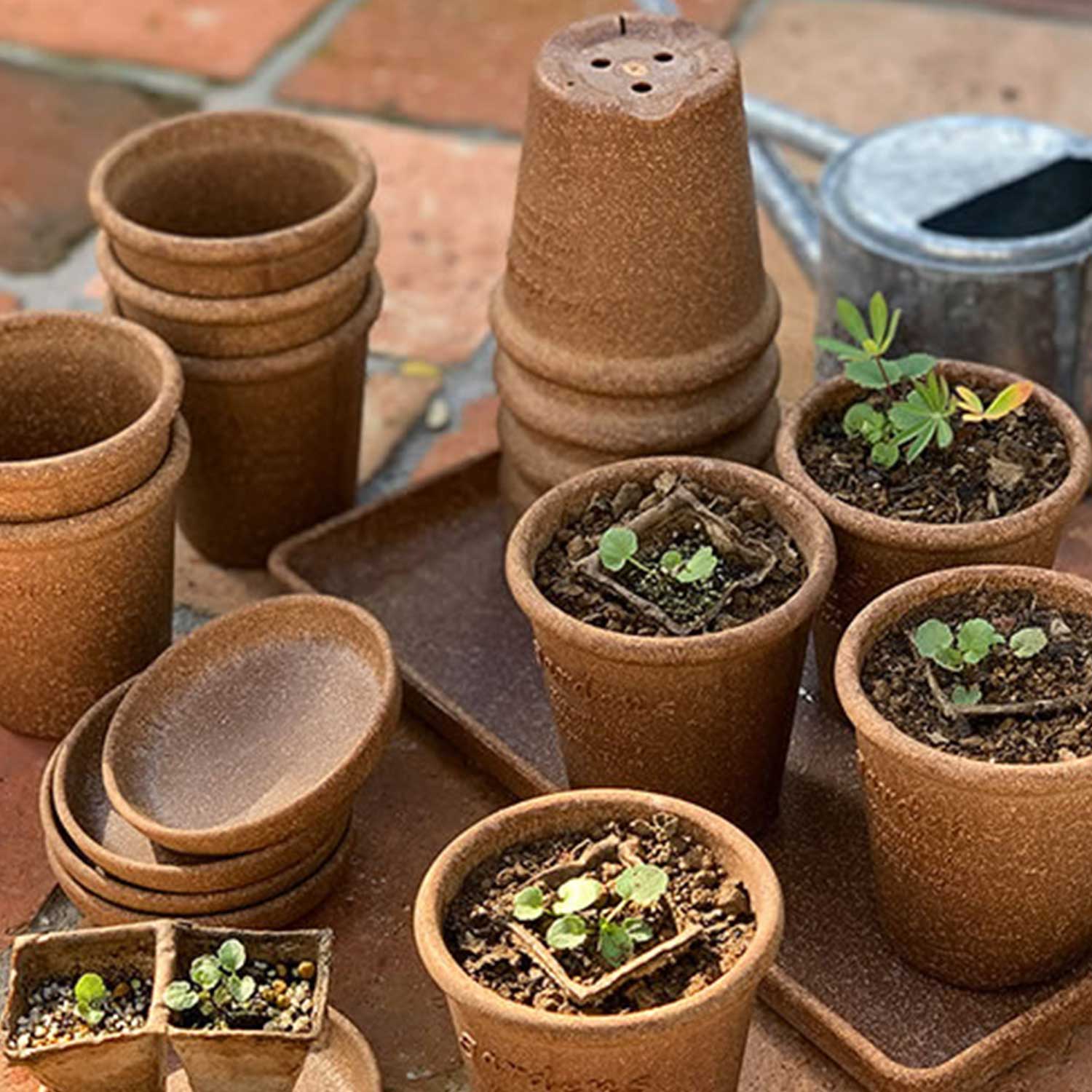 Hachiman - Eco Pot Round Type #8 schwarz