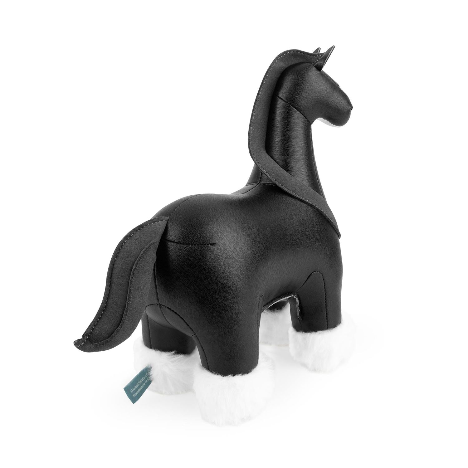 Züny - Buchstütze Pferd Shire black/dark grey