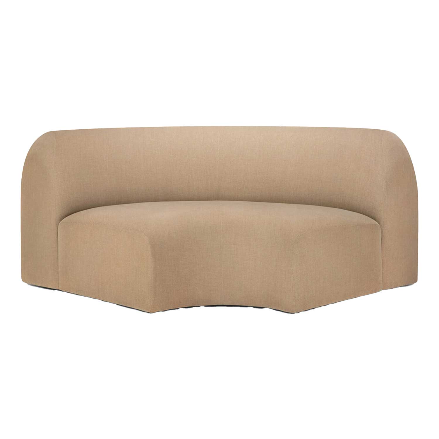 Ethnicraft - Bulky 90-Grad Ecke runde Light Sepia