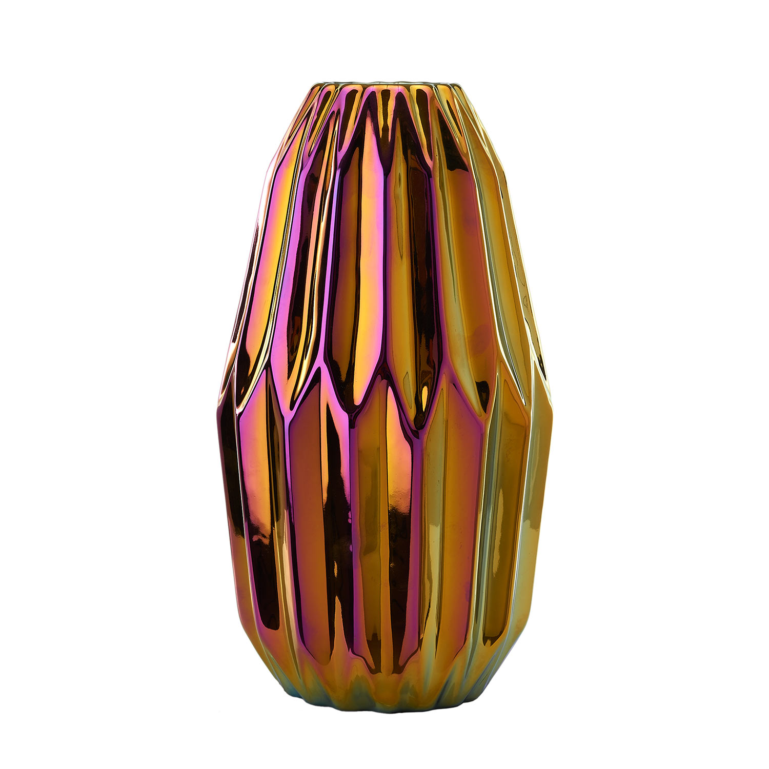pols potten oily folds vase m 99074